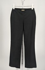 Katherine Hamnett Vintage Black Stretch Chino Pants Cotton Elastic Leggings UK