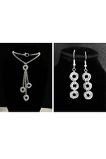 handmade chainmail necklace