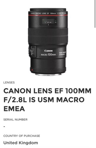 Mint condition canon - canon, ef
