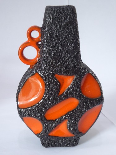 Roth banjo vase 313 - roth, orange