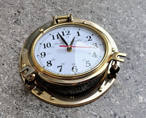 Brass porthole working wall - brass,