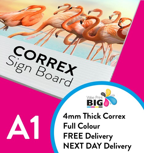 Correx sign board 4mm - a1,