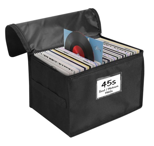 Vinyl record storage box - vinyl,