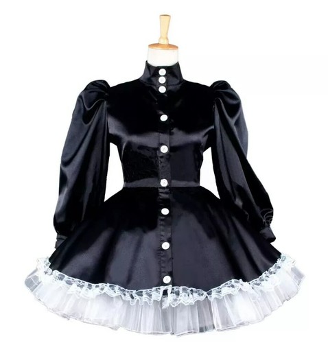 New girl sissy maid - sissy, black