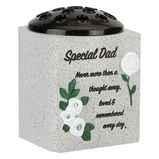 Memorial Grave Flower Pot Vase 'SPECIAL DAD' Graveside Tribute Remembrance