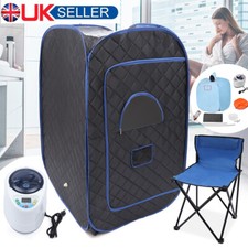 Portable Steam Sauna Tent Spa Slimming Work Loss Weight Full Body Detox Tent UK