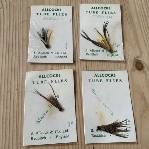 Vintage fly fishing tube - vintage, flies