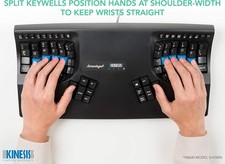 Kinesis Advantage2 Keyboard, KB600 , Black