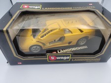 Burago 1:18 Lamborghini Diablo 1990 Yellow Code 3041 Diecast Classic 