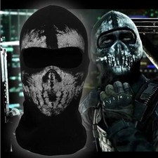 Call of Duty Ghost Knitted Balaclava Face Mask Skull Cosplay Airsoft Hood COD