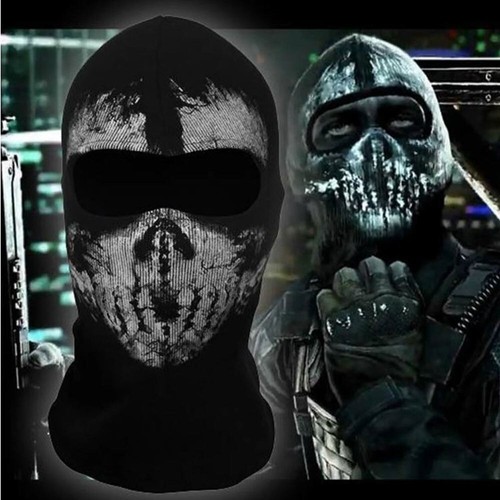 Ghost knitted balaclava full - balaclava,