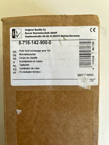 Bosch worcester plate - plate, heat