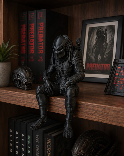 Sitting predator contemplative - sitting,