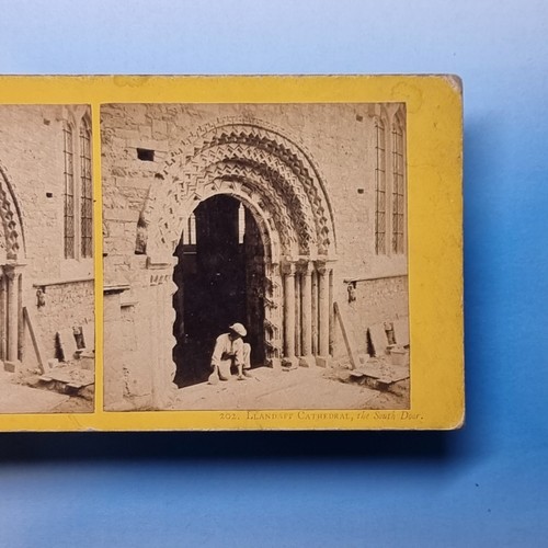 Llandaff stereoview c1870 - stereoview,