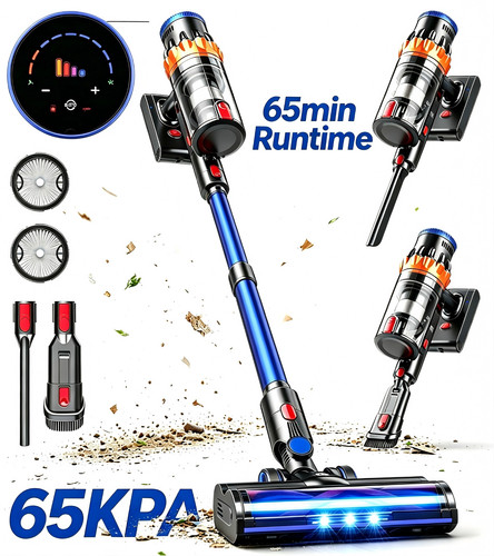Cordless vacuum cleaner 65kpa - vacuum,
