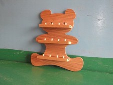 12pc Teddy Wooden Thimble