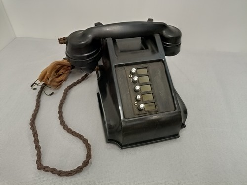 Vintage bakelite telephone - vintage,