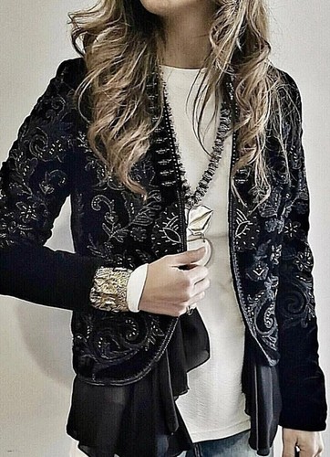Zara bnwt beaded blazer - zara,
