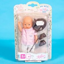 BNIB Retired 2009 Zapf Creations Baby Born My Mini doll with Horse Riding Gear
