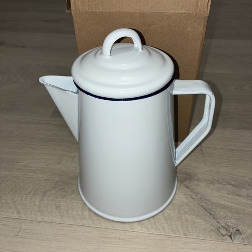 Enamel coffee pot - coffee,
