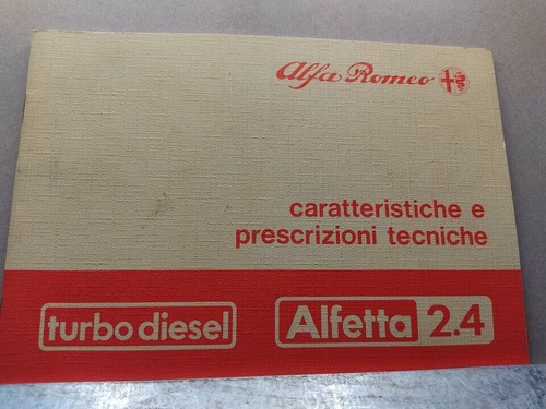 Alfa romeo alfetta 4td - alfa, 2.4td