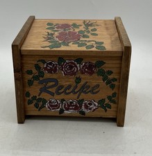 Vintage 60s Wooden Floral