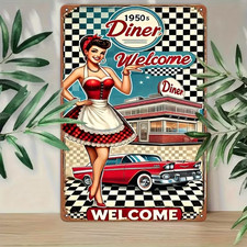 DECORATIVE SIGN VINTAGE METAL