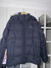 Gant Coat Medium Navy Blue