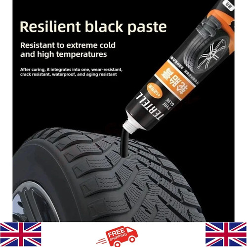 Tire repair black - tire, glue