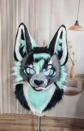 Fursuit long haired dog - long,