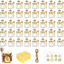 DYUEE Mini Glass Honey jars