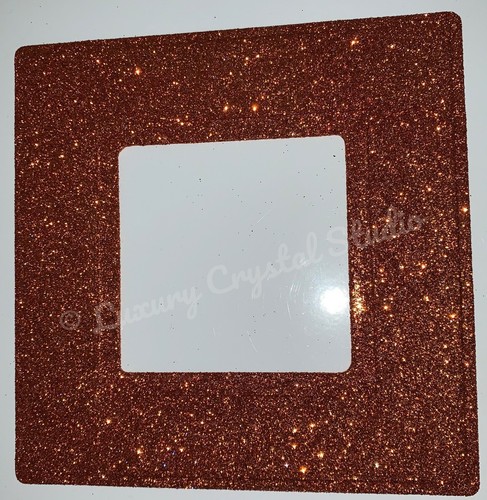 Glittered light switch - glittered,