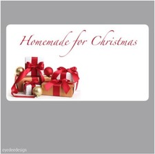 Jam Jar Pot Stickers Labels homemade Christmas Parcel NON Personalised Xmas-326