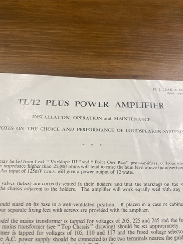 Leak plus power - tl/12,