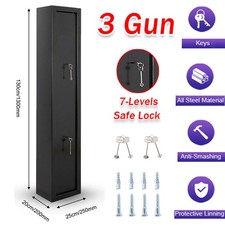 3 Gun Cabinet Safe Lockable
