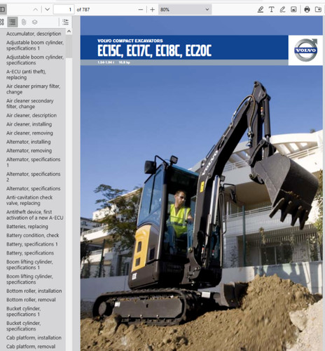 Volvo ec17c mini excavator - mini,