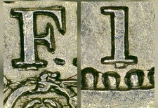 1887 HALF CROWN - unlisted- ultra rare - probably unique - mint error