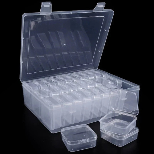 30pcs clear plastic bead - plastic,