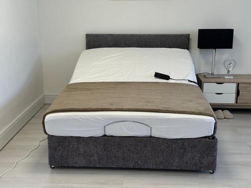4ft6 adjustable electric bed - adjustable,