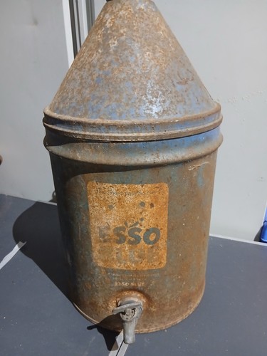 Vintage esso blue parafin - parafin, can
