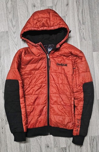 Desigual mens orange quilted - desigual,