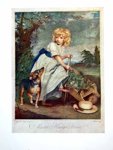 Antique old print - print, henry