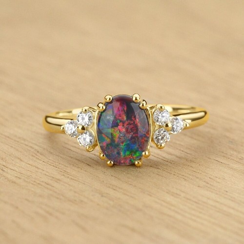 Natural black opal diamonds - natural,