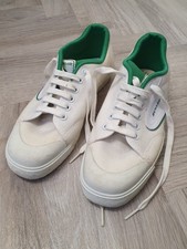Vintage 1985  Dunlop Green Flash Trainers Size 7.5 Green White