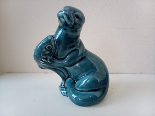 Poole pottery blue glaze - pottery,