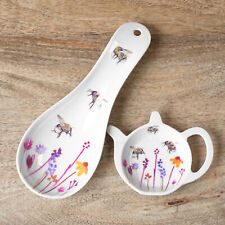 Floral Busy Bees Tea Bag Tidy