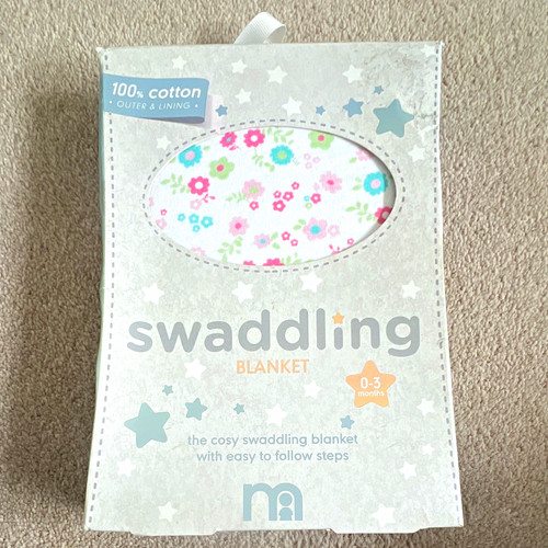 Mothercare cotton swaddling - cotton,