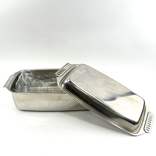 Stainless steel roaster - steel,