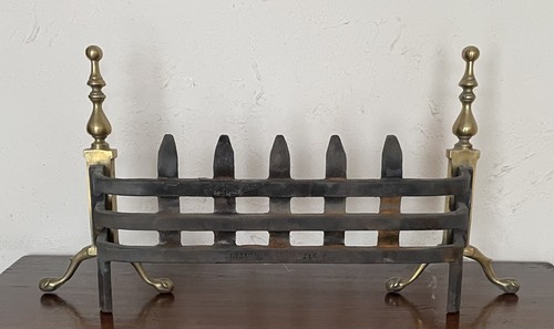 Vintage cast iron and brass - cast,