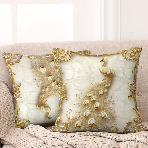 Golden peacock floral pure - golden,